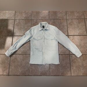 Zara Men's Light Blue Shirt Jacket